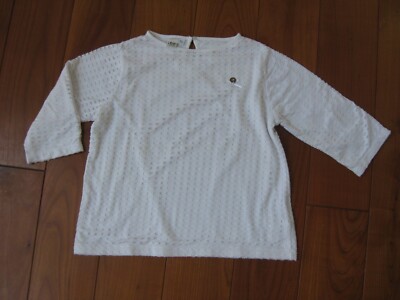 hübsches Blusen T-Shirt von iDo, Gr. 152, Lochstickerei