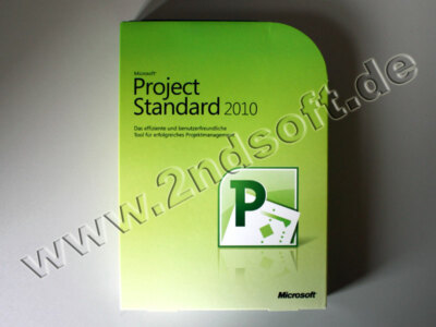 Project 2010 Standard 32-Bit, x64 Vollversion, deutsch - neu, SKU: Z9V-00011