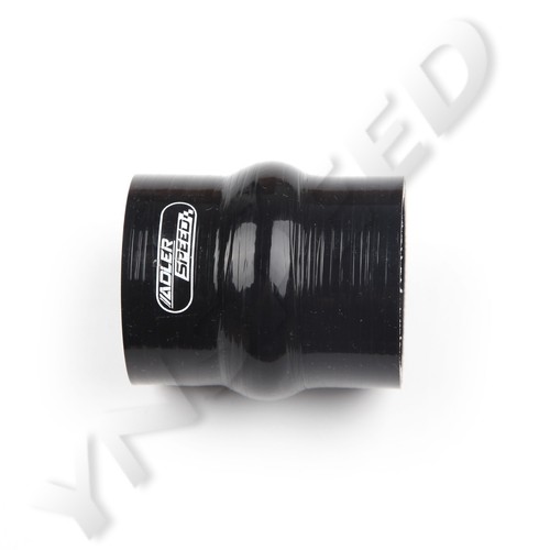 ENVÍO A EE. UU. 4 capas 2" ID Turbo manguera de silicona joroba acoplador recto tubo negro L = 76,2 mm - Imagen 3 de 6