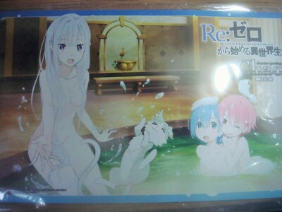 オーバーレクイエムズ ソフト グッズ Japanese Event only Re:Zero Rem Ram Emilia Onsen playmat | eBay