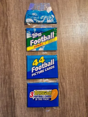 1992 Topps Football Series 1 Rack Pack Aeneas Williams On Top