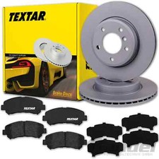TEXTAR BREMSSCHEIBEN 296mm + BELÄGE VORNE für NISSAN QASHQAI J10 Bj. 2006-2013