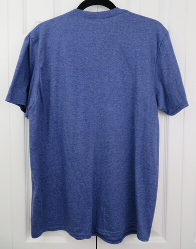 JUST ONE MORE BEER Blue Anvil T-Shirt - Size L - Soft Lightweight Gildan - Picture 3 of 6