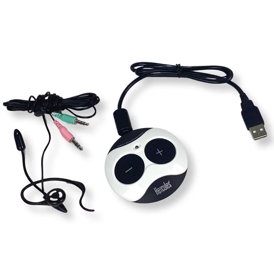 Hercules Gamesurround Muse XL Pocket LT3 USB Sound Card with Headset C80D8 - Image 3 of 4