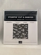 BRICK & MORTAR 3D Embossing Folder Stampin Up Texture A23