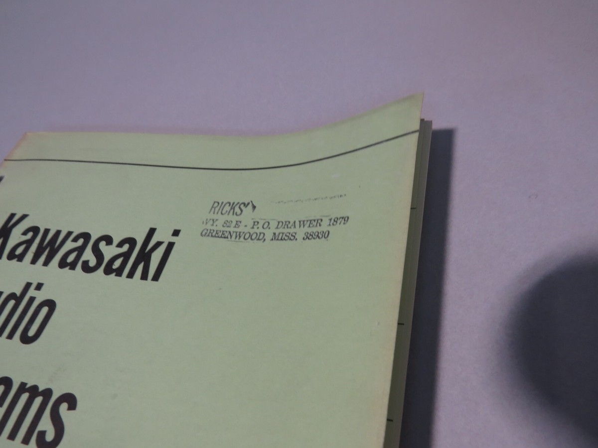 Kawasaki Factory Audio Systems Troubleshooting Manual 62 Pages