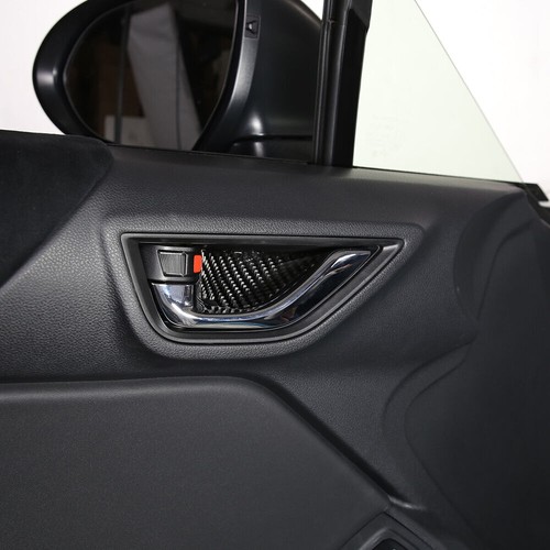 2×Carbon Fiber Interior Door Handle Bowl Panel Trim For GR86 /Subaru BRZ 2022-23 - Picture 10 of 12