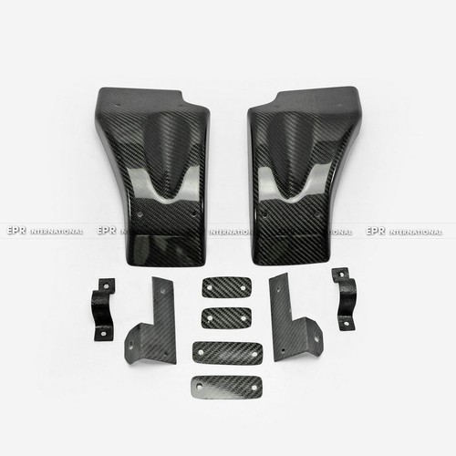 Carbon Fiber Front Brake Cooling Kit Glossy Set For NISSAN Skyline 08-11 R35 GTR - Imagen 2 de 11