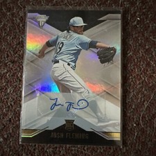 2021 Panini Chronicles - Titanium Autographs #19 Josh Fleming (AU, RC)