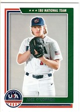 Jack O'Connor 2022 USA Stars and Stripes Paper 18U National Team