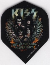 KISS "END OF THE ROAD WORLD TOUR" Dart Flights: 3 per set