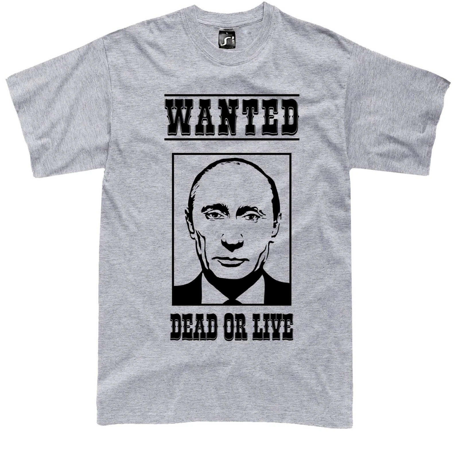 Putin KGB Ukraine Russia T-Shirt, Men's Casual Tee