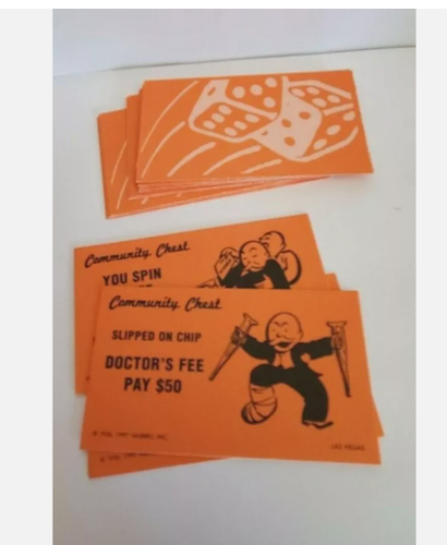 Las Vegas 1997 Monopoly Game Replacement Parts YOUR CHOICE - Picture 8 of 10