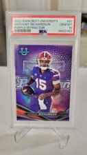 2022 Bowman Best Univ. Anthony Richardson  /250 Purple Color Match Pop 2 