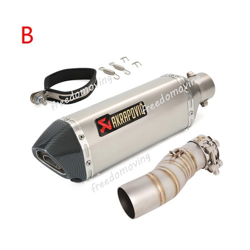 Slip On For CFMOTO 450MT 2024-2025 Mid Exhaust Link Pipe 51mm Muffler Silencer - Bild 5 von 17