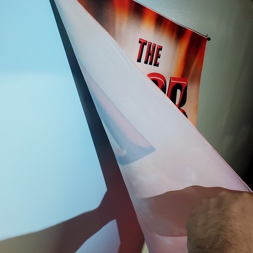 The Blob Horrorfilm Banner Stoff Poster 2x3 Fuß Wandteppich Wandfahne 80er VHS - Bild 5 von 6