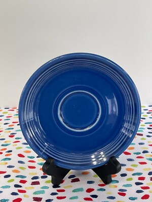 Fiestaware Sapphire Saucer Fiesta Retired Limited Edition Blue Saucer Only 