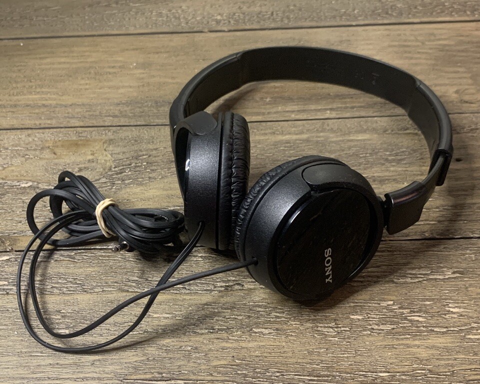 Sony MDRZX110 Wired On-Ear Headphones with 3.5mm Jack - Black
