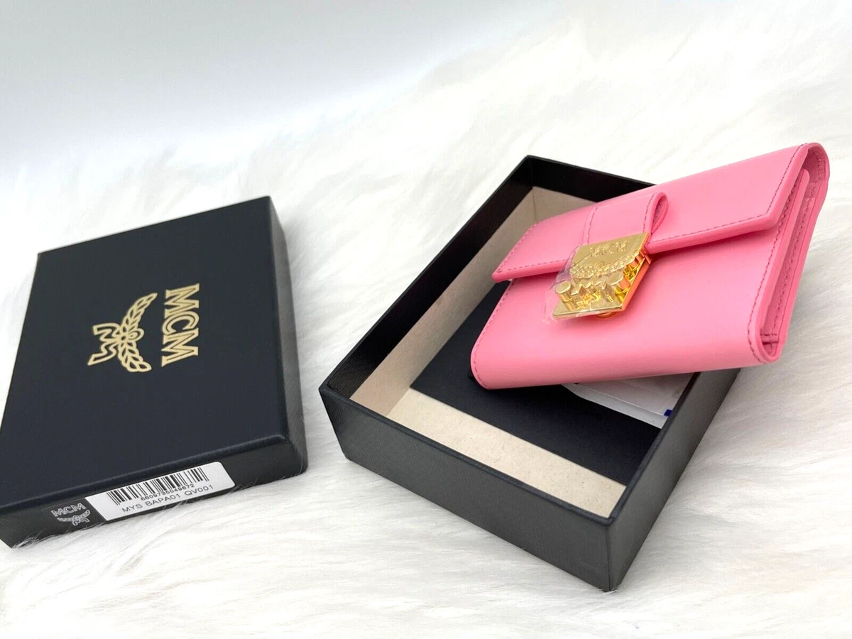 Mcm patricia trifold wallet new arrivals