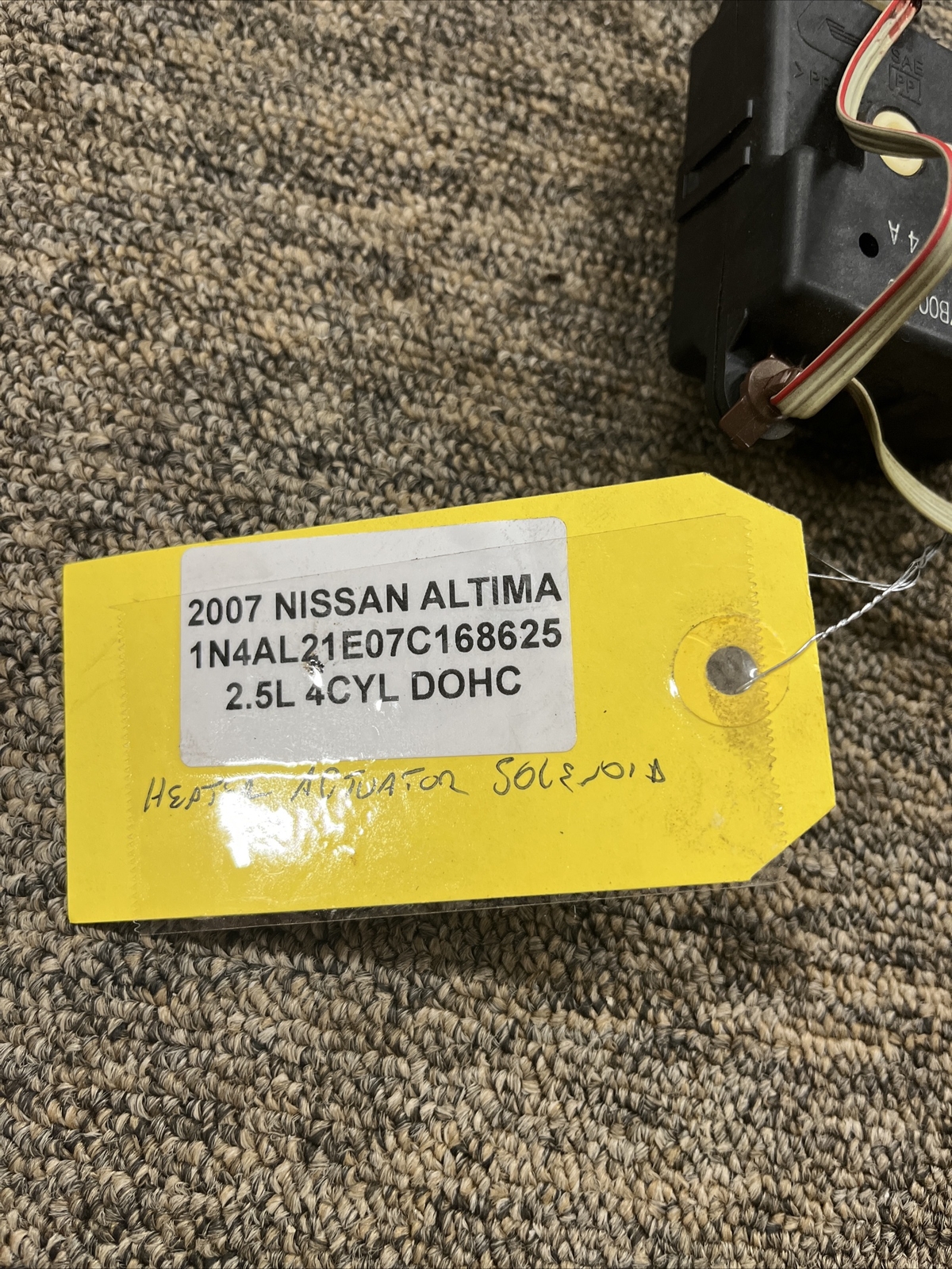 2007 Nissan Altima Heater Actuator Solenoid B105 eBay