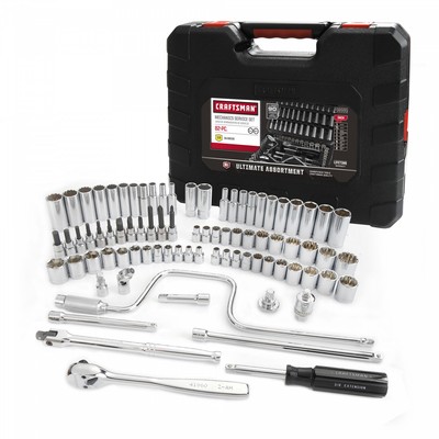 Craftsman 82 Piece Inch Mechanics Service Set 3/8" Drive Standard and