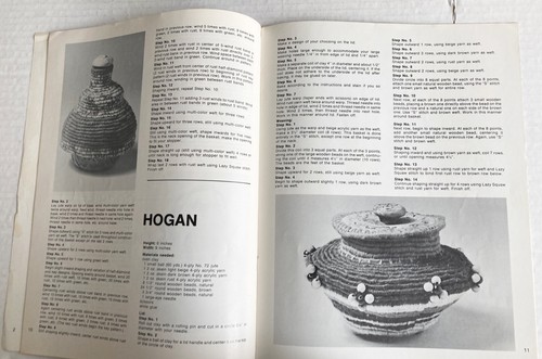 Basket Magic Making Baskets Booklet BW8555 Coiling Method American Indian 1977 - Picture 5 of 6