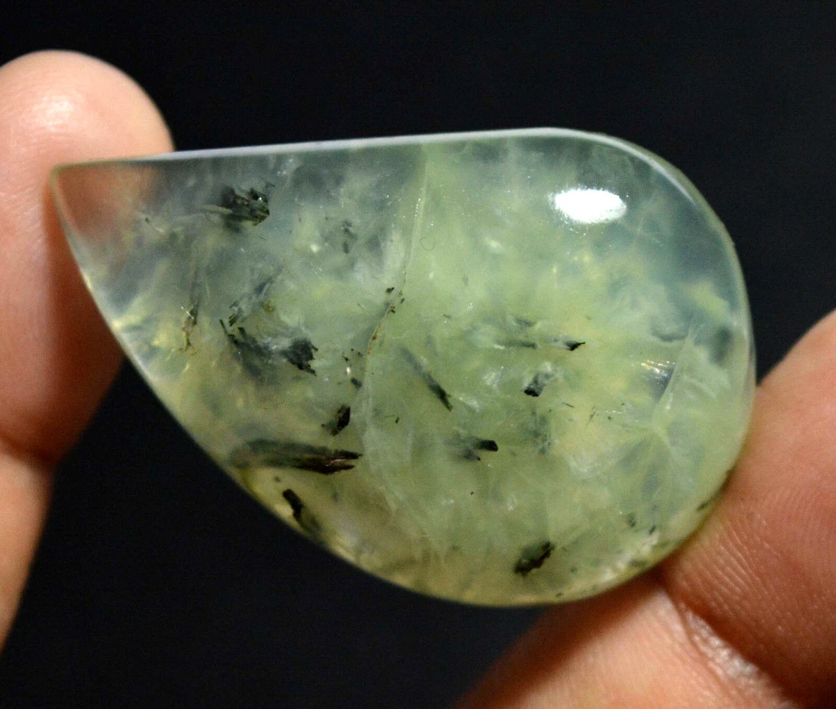 Green and hotsell black gemstone