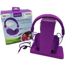 ISOUND HM-310 Kid Friendly Headphones Purple - New Open Box
