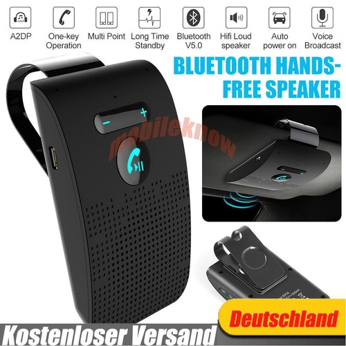 Auto KFZ Bluetooth 4.2 Freisprechanlage Visier Car Kit Freisprecheinrichtung NEU - 第 1/10 張圖片