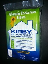 Kirby Vacuum Micron Magic Filter Bags 6 Pack Universal F Style Twist Models HEPA