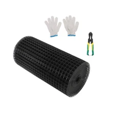 16 Gauge 24"x100' Welded Wire Fence Vinyl Coated Chicken Rabbit Mesh 1"x1"