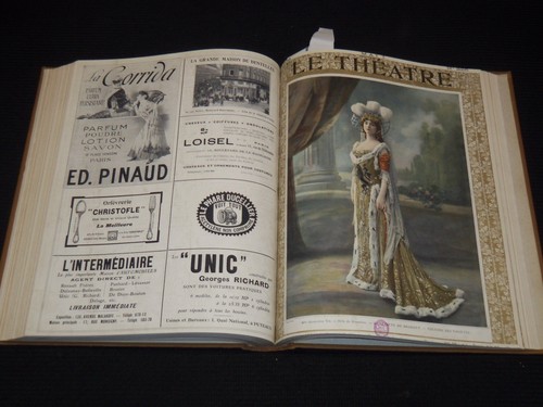 1908 JANUARY-JUNE LE THEATRE MAGAZINE BOUND VOLUME - 12 ISSUES - KD 2278B - Picture 8 of 13