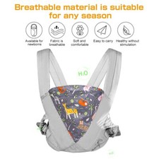 Babytrage Ergonomische Kinder Bauchtrage Rückentrage Tragegurt Leicht Für 0-15KG