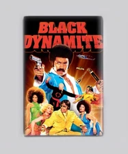 BLACK DYNAMITE (2008) - 2" x 3" MOVIE POSTER MAGNET (kung fu action comedy)