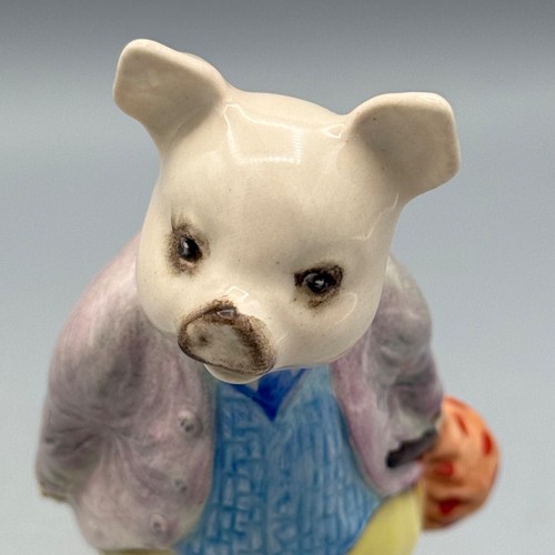 Royal Albert Beatrix Potter Pigling Bland Ceramic Figurine Pig 1989 - Picture 5 of 9
