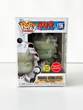 Funko Pop Naruto Madara Uchiha Six Paths #1196 GITD Gamestop Exclusive with Case
