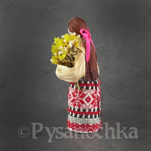 Juego Codorniz Pysanka + Hecho a mano Cáscara de maíz Muñecas Soporte Codorniz Pysankа por Ucrania - Imagen 7 de 11