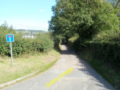 Photo 6x4 Road to Beili Glas Beili-glas Behind the camera, a sign alongsi c2011