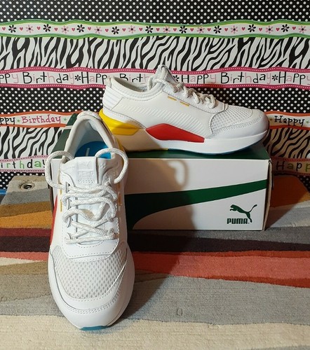 Zapatillas Puma Niños Niños Blanco Océano Hawaiano Diente de León 366951 EE. UU. 1C - Imagen 5 de 8