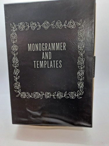 VTG Sears Kenmore Sewing Machine Monogrammer and Templates w/ Case - Picture 2 of 13