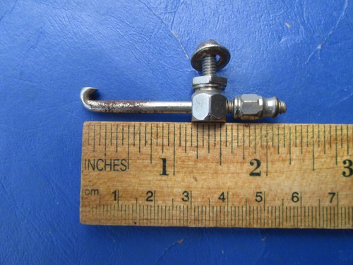 Vintage '20s SUPERTONE HARMONY Banjo LUG & HOOK TENSION ROD SET ! QUITE CLEAN!! - Picture 6 of 8