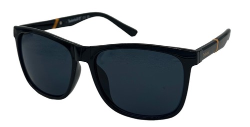 Timberland Sunglass Mens Shiny Black Rectangle Plastic, Smoke Lens TB7289. 1A - 第 1/13 張圖片