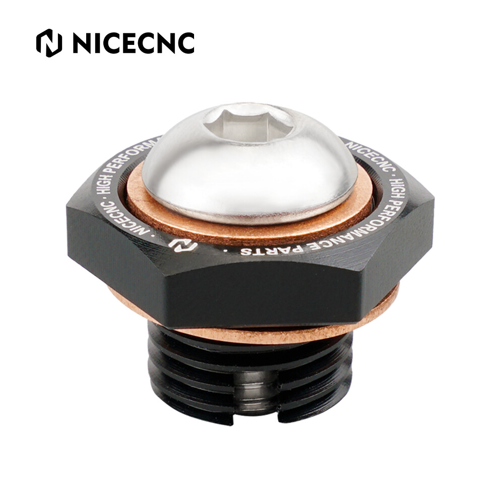 NiceCNC Reducer Oil Drain Plug Aluminum For Yamaha Raptor 700 700R 2006