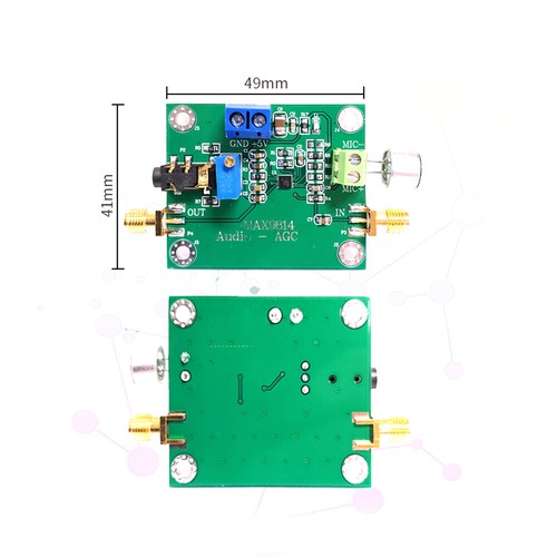 MAX9814 Modulo Amplificatore Microfono Audio AGC Sensore Microfono Pickup MIC - Foto 5 di 6