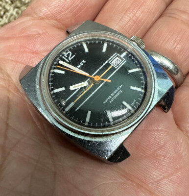 Vintage 1977 Men's Timex Water Resistant Automatic Mechanical