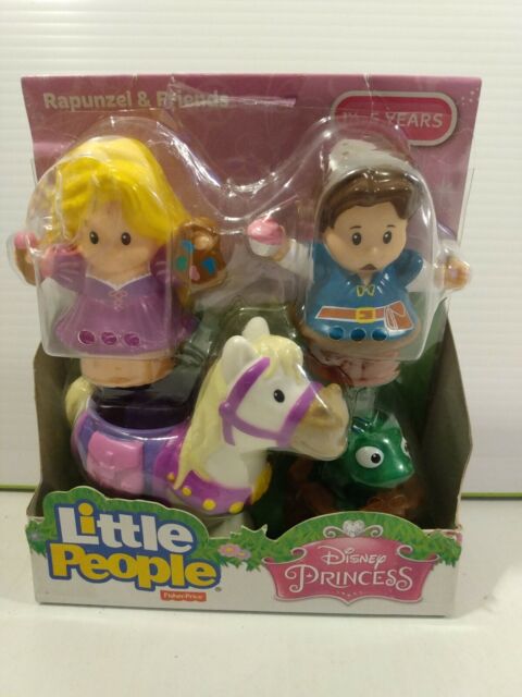 Disney Princess Little People Rapunzel & Friends 4-pack DFT75 for sale online