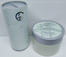 Avon HAIKU Shimmering Body Powder 1.4 oz  HAIKU Perfumed Skin Softener 5 oz