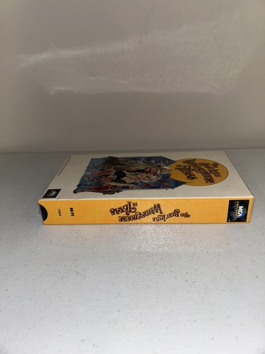 The Best Little Whorehouse In Texas VHS New Sealed Vintage Burt Reynolds Dolly - Picture 3 of 6
