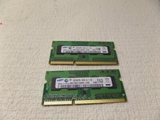 Micron 4GB Set of 2 2GB 1Rx8 PC3-10600S Ram Memory A1278 macbook pro