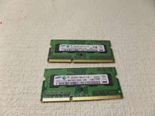Micron 4GB (Set of 2 2GB) 1Rx8 PC3-10600S Ram Memory A1278 macbook pro